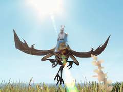 남비에라 탈것 자세