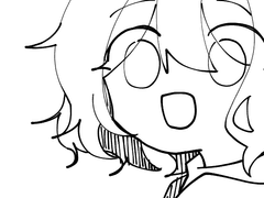 내 캐가 앤님캐를 너무 빤히 보길래...