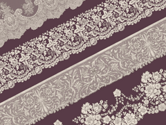 로판풍 장식 브러쉬-화려한 레이스