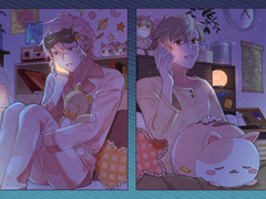 단 둘이 파자마 통화타임! 커미션