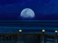 방갈로바｜달빛 아래, 테라스에서