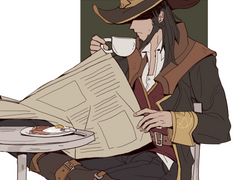 [릴레이 그리기 45번째]행운의 여신이 내게 미소를 짓는군