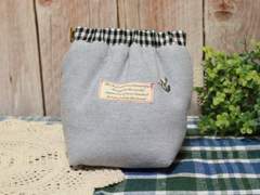 핸드메이드 자수 바네 파우치