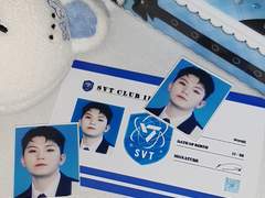 세븐틴 우지 아이디카드 학생증 도안 공유
