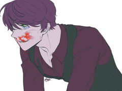 코피 흘리는 남자들