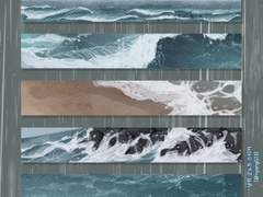 폭풍 바다 스티커