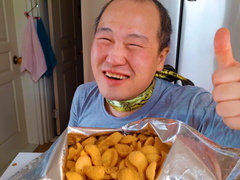 먹방 브베 - 자갈치 과자 먹방