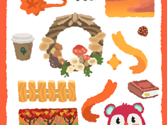 모동숲 굿노트용 스티커 2