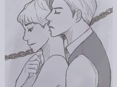 '로제'님의 'IDEAL' 표지일러스트.