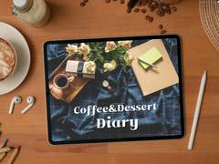 커피앤디저트 다이어리(만년형)
