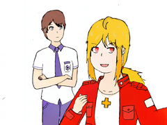 <만화부가 수상하다!> 표지 만들었습니다.