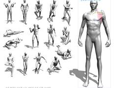 클립스튜디오용 3D body_2