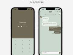 110. Pastel #01 Khaki : Kakao Talk Theme