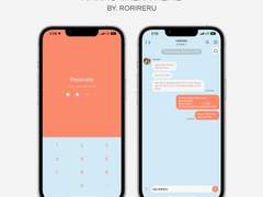 112. Pastel #03 Orange : Kakao Talk Theme