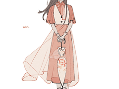 마녀 애들 전신 그렸던 것