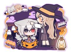 할로윈 SD 고정틀 커미션(X)