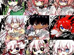 풀채색 두상 커미션