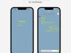 117. Simple Neon 03 : Kakao Talk Theme