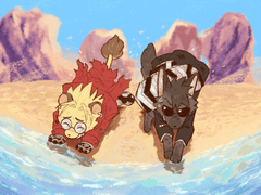 트라이건 커미션...모두에게 공개.