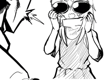 거미와 선글래스