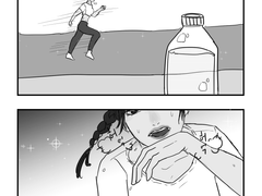 -새벽에 달리는 사람.-