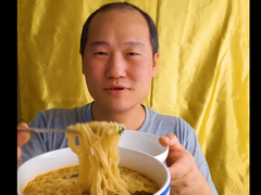 먹방 브베 - 깔끔하게 스낵면 한개 먹방