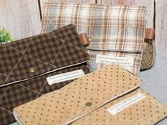 핸드메이드 퀼팅 통장 파우치