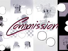 SD 흑백 만화 커미션