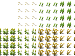 RpgMakerMV용 농작물 스프라이트