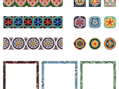 전통문양 스티커 (2)