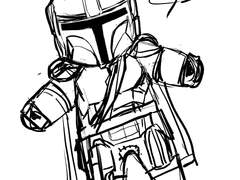 [만달로리안] 그간 그린 그림3 - 파즈딘위주