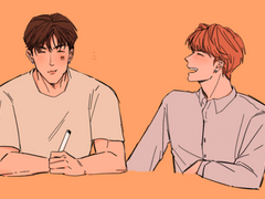 곰에게 먹이를 주다