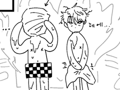 목욕탕 화재 시 얼굴가리기 vs 중요부위 가리기