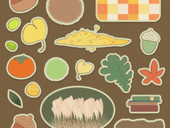 따뜻한 가을 🍂_ 굿노트 스티커