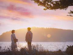 [찬덕] 낙조: 지는 해 주위로 퍼지는 붉은빛