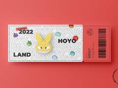 호요랜드 티켓 디자인