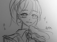 (흑막 정체 스포일러 주의) 유진 님께 받은 주연 캐릭터 팬아트