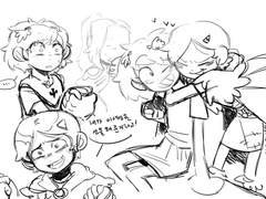 앰피비아 만화 낙서 모음