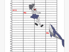 [굿노트]고래와 소녀 스티커(무료배포)