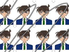 쿠도 신이치/남도일 증명사진 도안