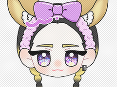 도리벤 수면 리본 SD란 얼굴