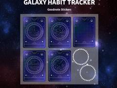 [굿노트스티커] 갤럭시 해빗 트래커 31