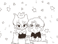 전남편이 고양이라 곤란해