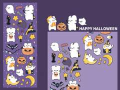 해피 할로윈 (굿노트, 스티커)