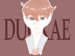 눈뜬 교복 덕님 낙서