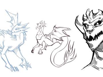 드래곤 그리고 싶다