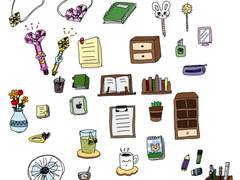 끄적1 낙서 굿노트 스티커