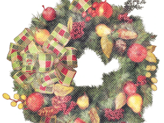 [유료] 크리스마스 리스 이미지 판매