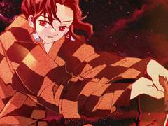 탄지로 아버님....