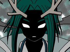 뱀이 용의 비밀을 캐려고 하는 만화